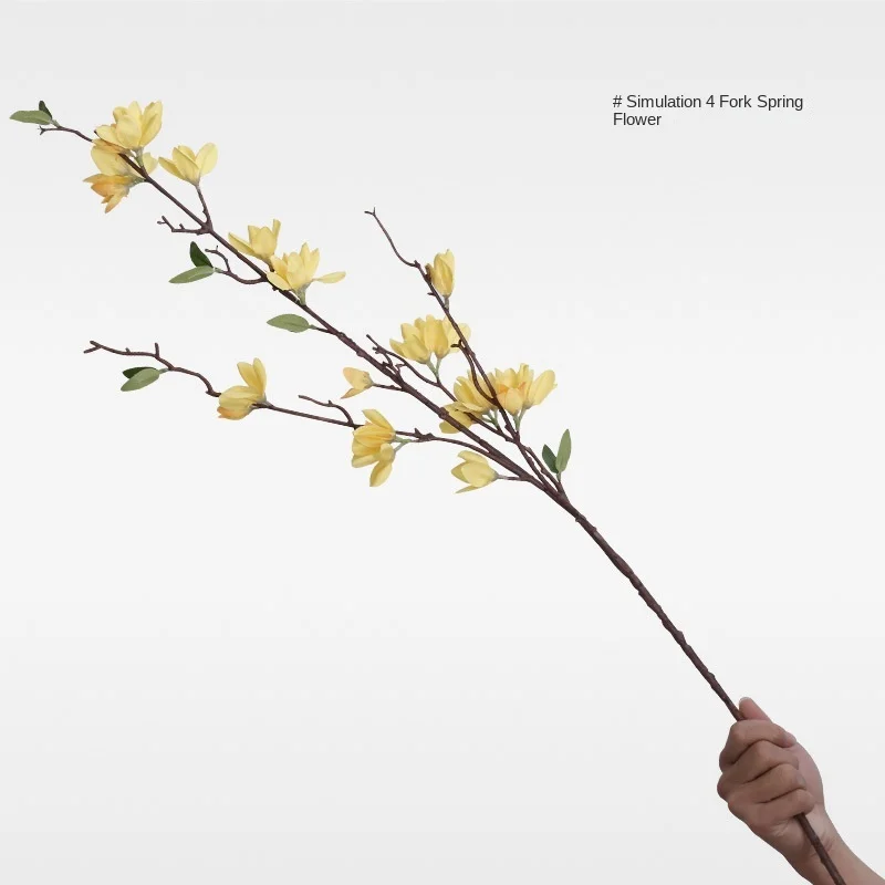 

Nordic simulation 4-fork Jasmine decorative vase decoration living room dining room TV cabinet decoration