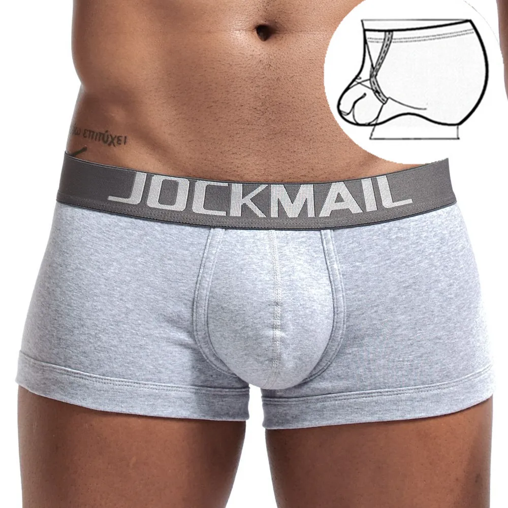 

Jockmail Underwear Men Boxers Sexy Cotton Calzoncillos Lot Ropa Interior Hombre Wholesale Bielizna High Quality Shorts Bikini