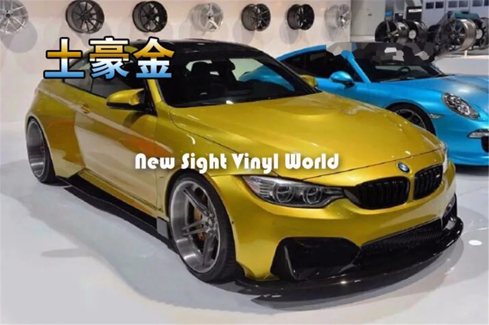 

Высококачественная фотопленка из винила глянцевые конфеты Gold, рулон без пузырьков, автомобильная пленка, Размер: 1,52*20 м (5 футов * 65 футов)