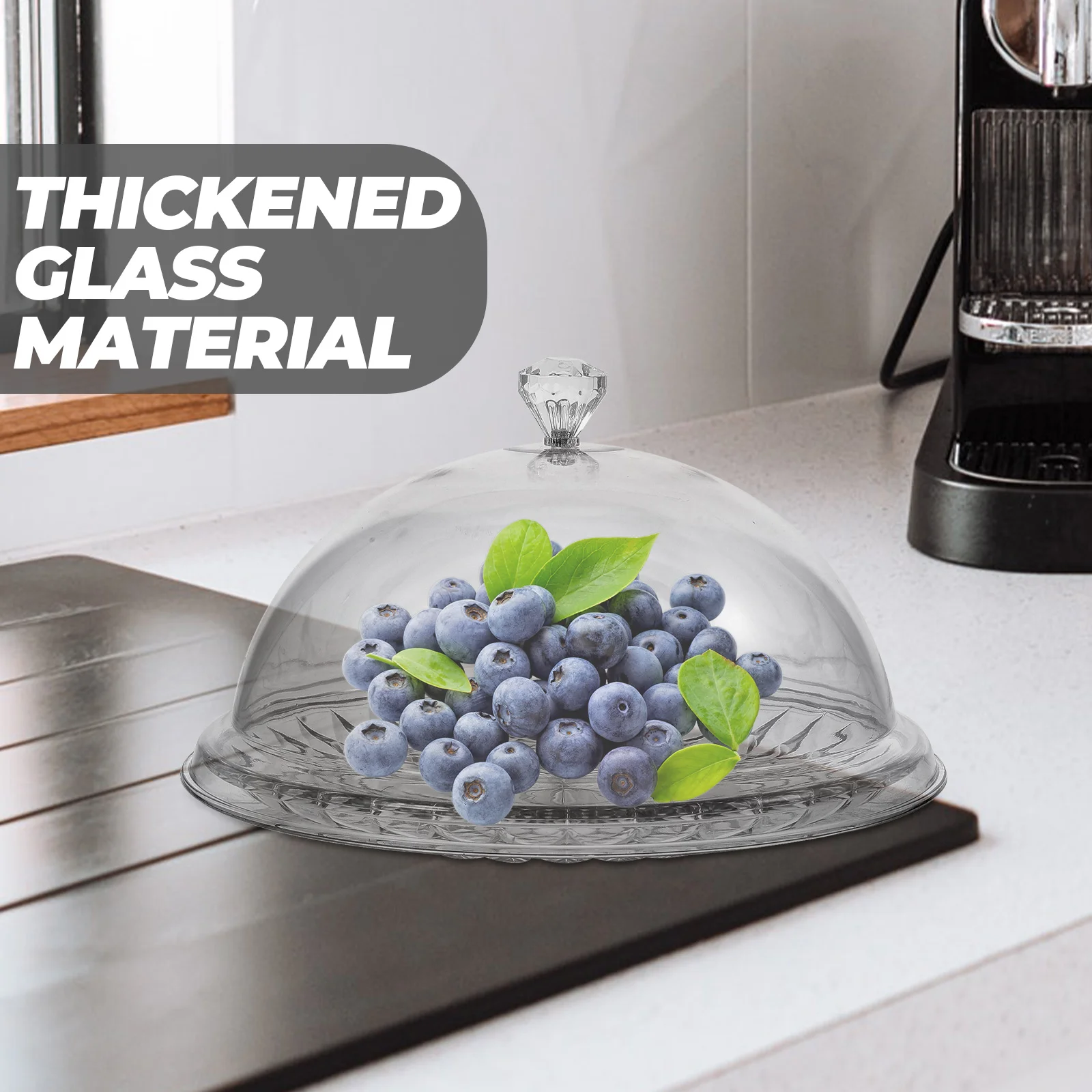 Прозрачная крышка форма для торта поднос еды тарелка хранения десертов