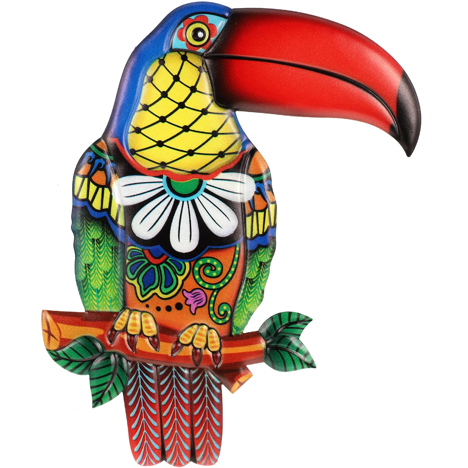 

Toucan Wall Hanging Decor Mexican Home Decoration Decorations Patio Iron Metal Fence