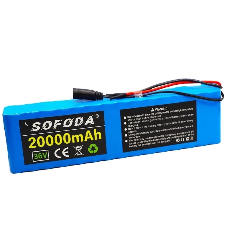 Аккумулятор для электровелосипеда 36 В 20 Ач литий-ионный аккумулятор 18650 500 Вт