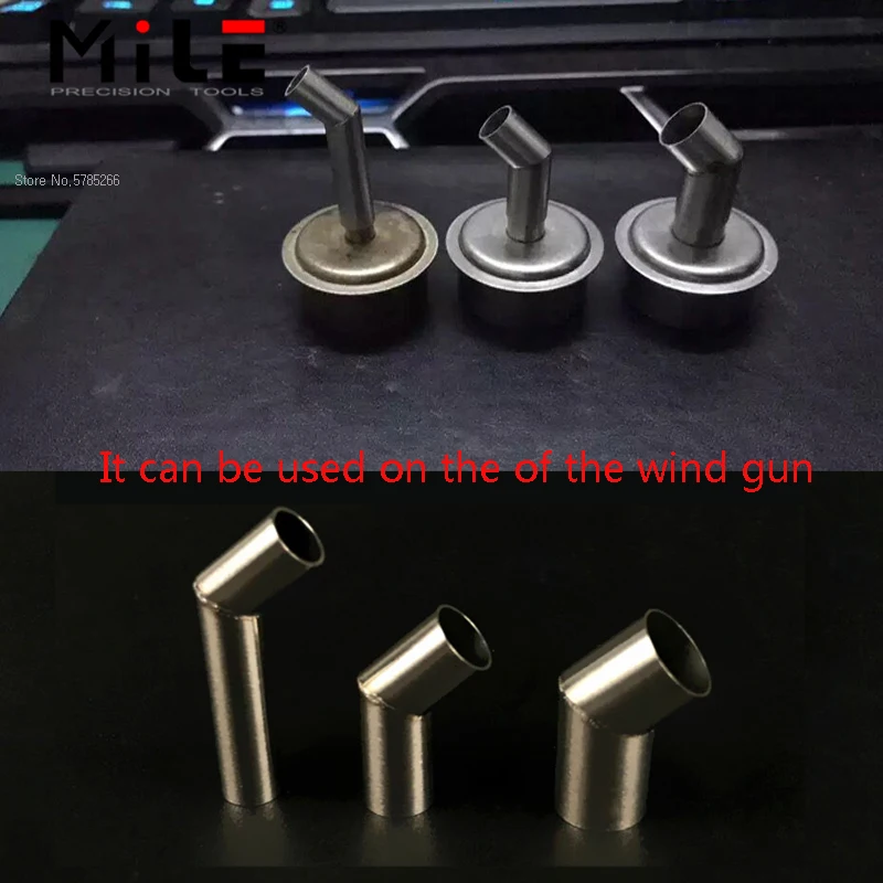 MILE угол 45 градусов 3 шт. адаптер для форсунки BGA процессора 6 мм 7 9 + лезвие полета