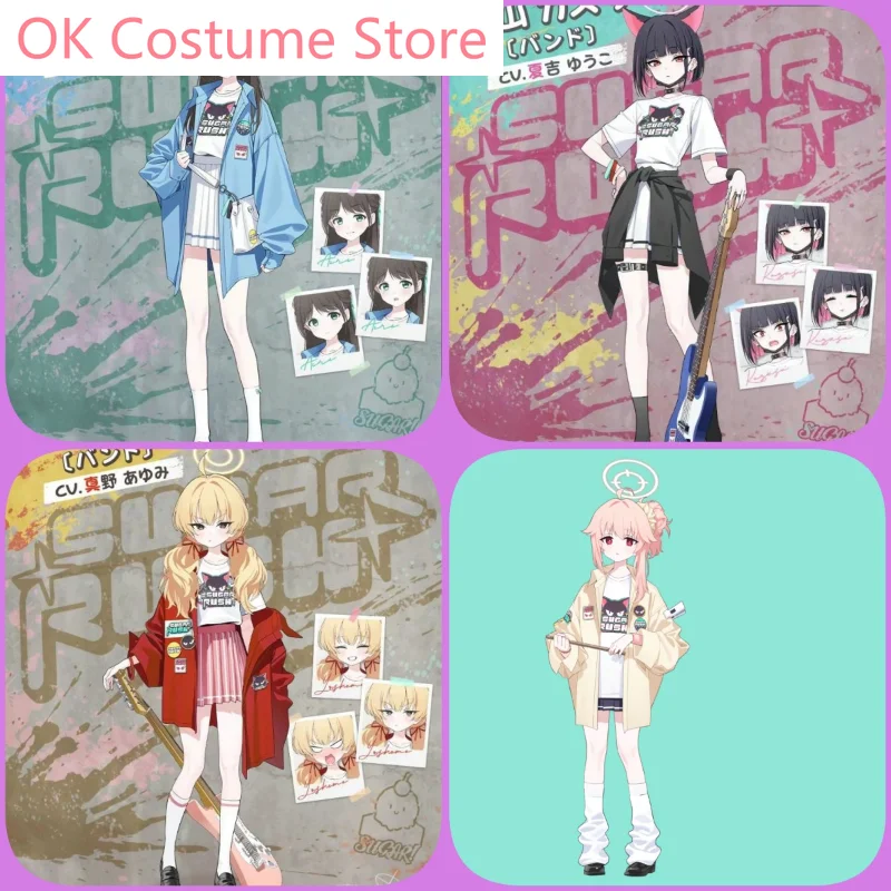 Голубой архив костюм для косплея юдори Нацу Kyoyama Kazusa Mirai Awamura Ibaragi Yoshimi