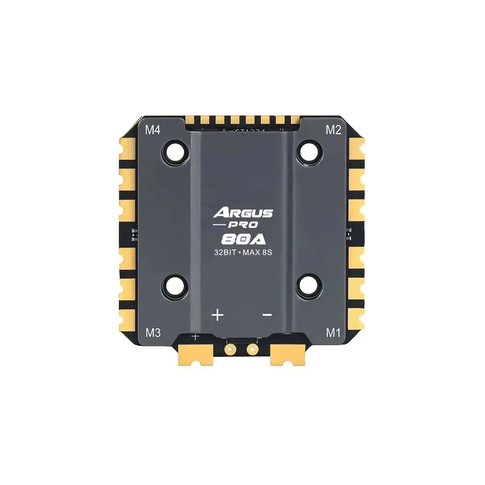 Фото DroMaSsAxisflying Argus Pro 80A 100A 8-битный 32-битный 8S ESC регулятор скорости, подходит для 13-дюймовых FPV дронов. №2