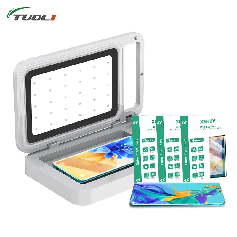 TUOLI X9H Mini UV Curing Box For Mobile Phone LCD Touch Screen OCA Laminated Fast Curing No wrinkles No Blistering