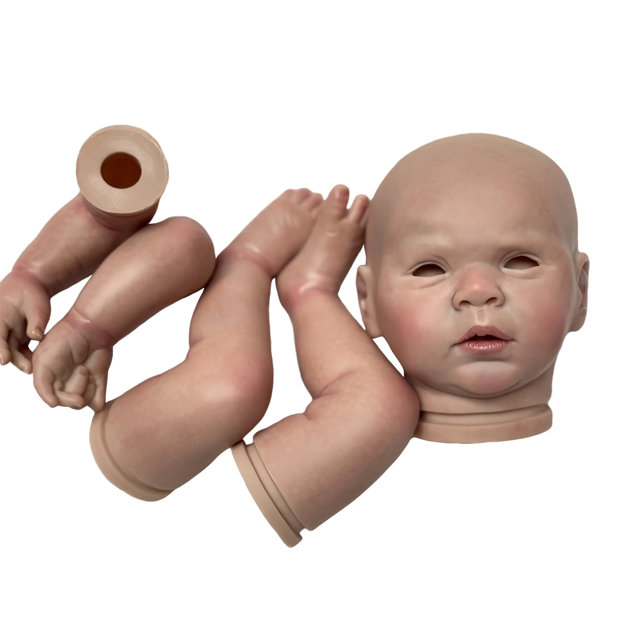 20 Inch Reborn Kit Bebe Reborn Doll Painted Soft Silicone Vinyl Lifelike Kit Reborn Sin Pintar CatDoneca Bebê Reborn