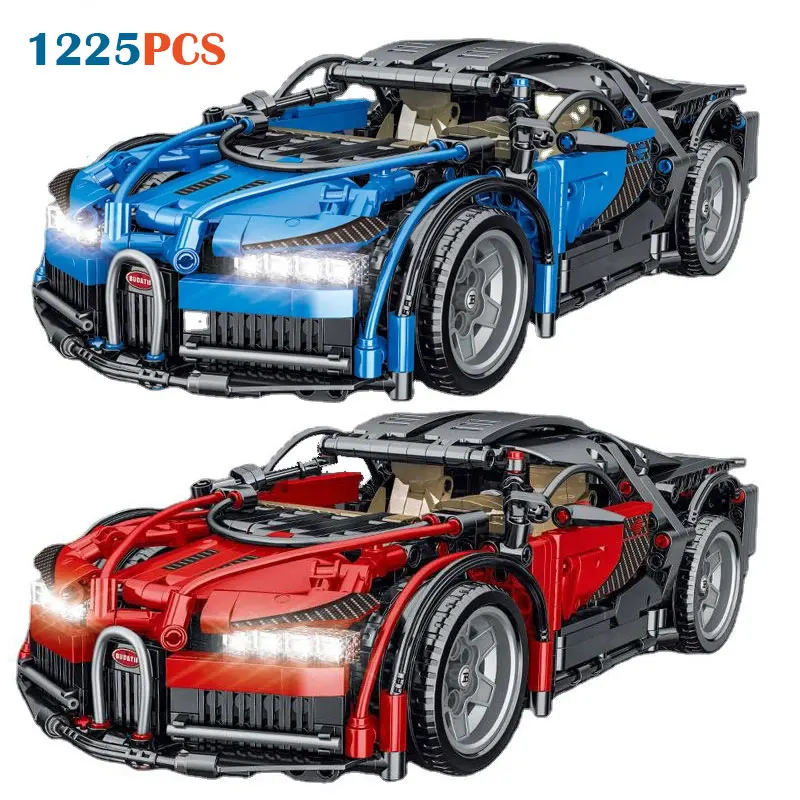 

Bugatti 023001 конструктор гоночный автомобиль, набор моделей, сборные кирпичи, игрушки для детей, рождественские подарки