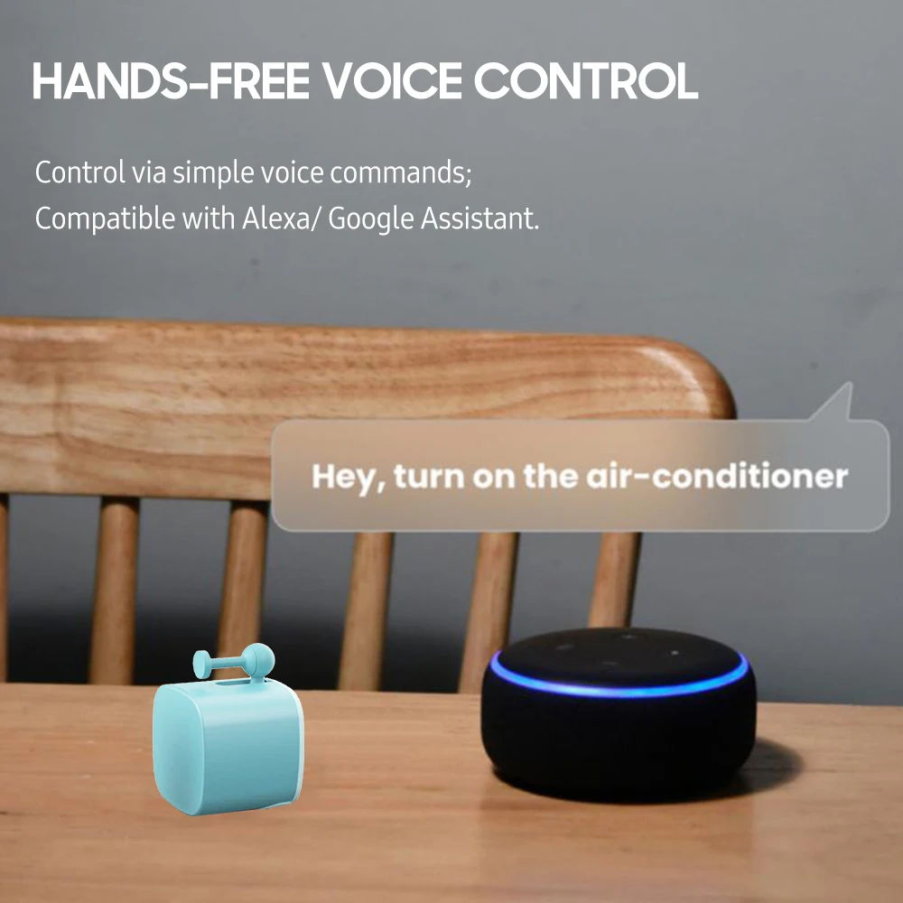 Кнопка-толкатель Tuya с поддержкой Bluetooth и голосовым управлением |