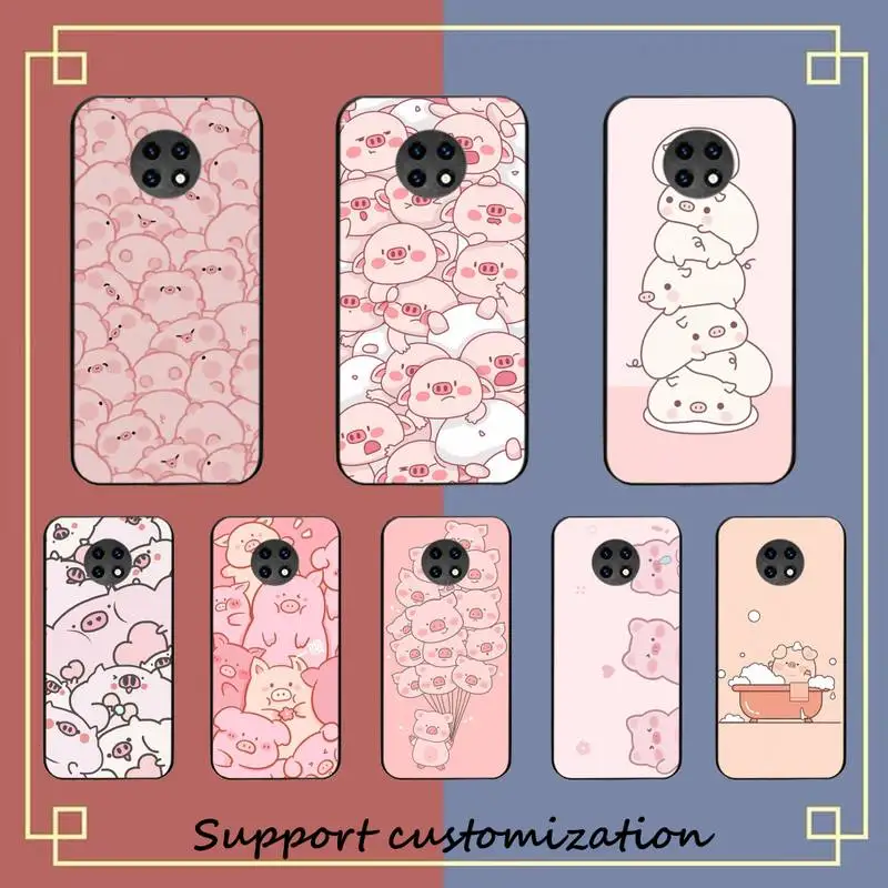 

Cute Pig Cartoon Phone Case for Redmi 5 6 7 8 9 A 5plus K20 4X S2 GO 6 K30 pro