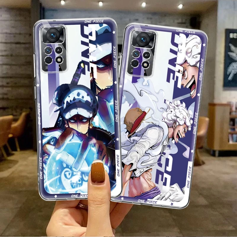 

Fashion One Piece Luffy Zoro Nami Sanji Law Robin For Xiaomi Redmi 9A 10C 12C 9C 9 K40 Pro 9T Redmi9 Cases