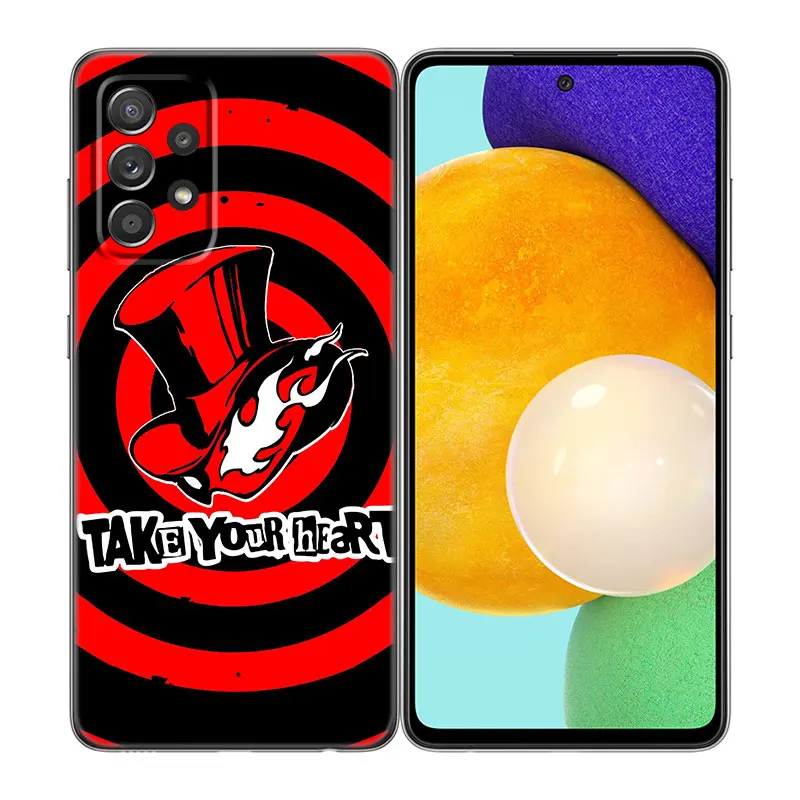 Game Persona 5 Phone Case For Samsung Galaxy A21 A30 A50 A52 S A13 A22 A32 4G A33 A53 A73 5G A12 A23 A31 A51 A70 A71 A72 Cover images - 6