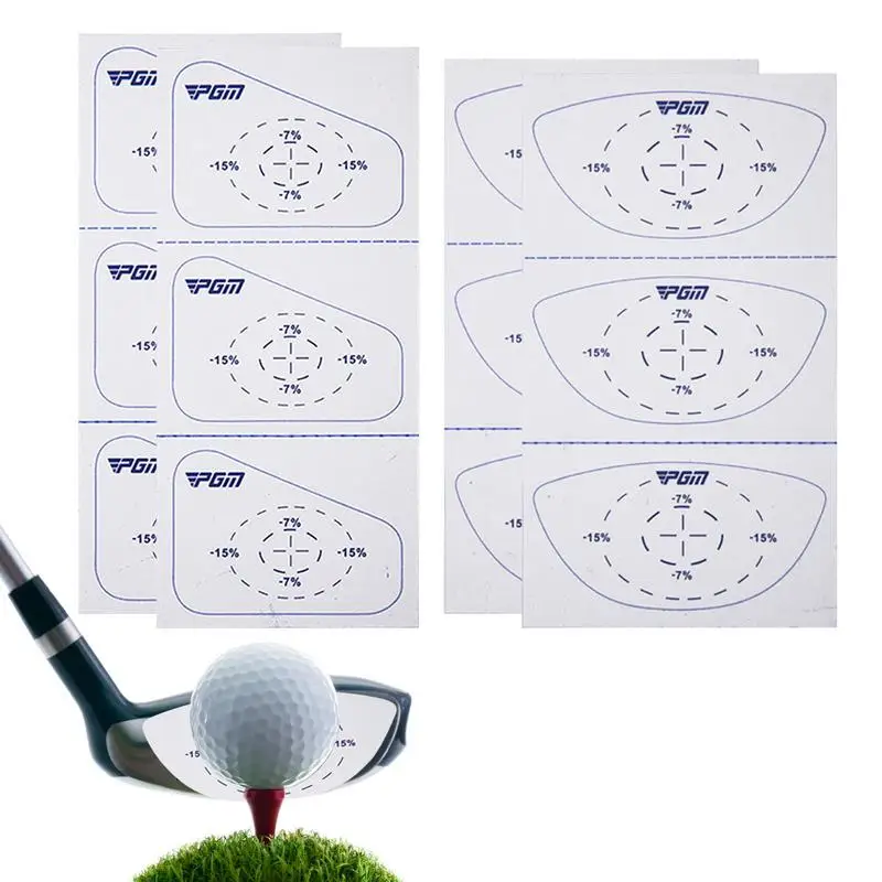 

Ударная лента для гольфа, наклейки для игры в гольф, набор из 6 деревянных наклеек, 6 наклеек для утюга
