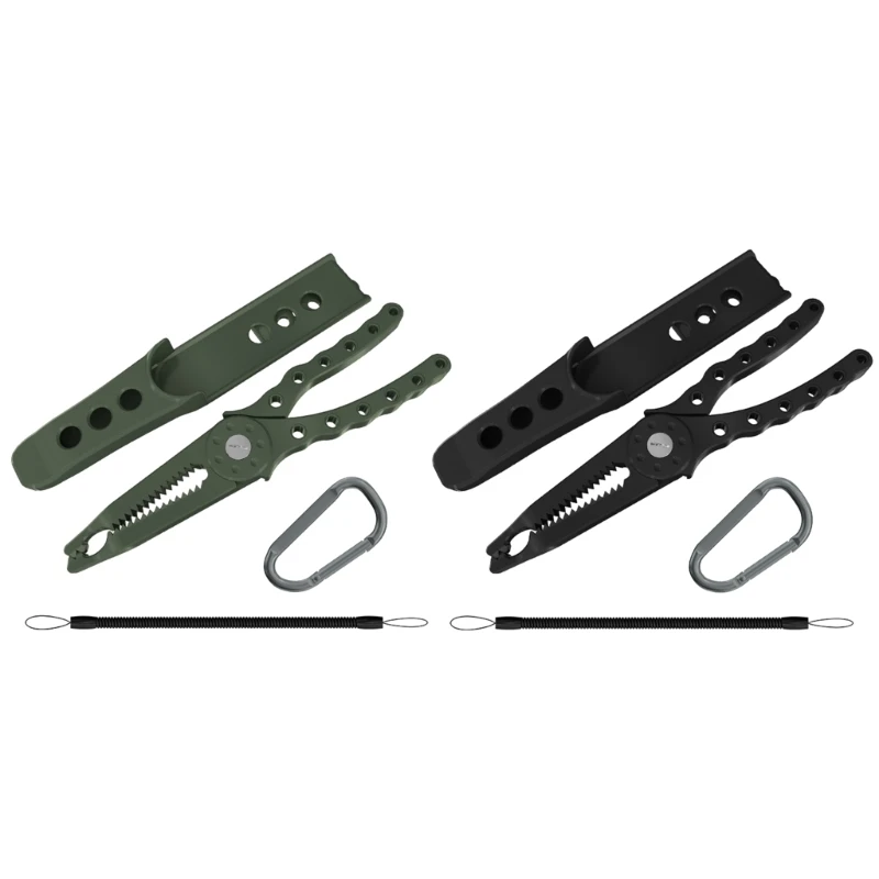 

Fishing Tongs Pliers Tongs Gripper Cutter Plier Lip Controller with Carabiner Live Fish Buckle Clamp Clip Tackles Gear Supplies