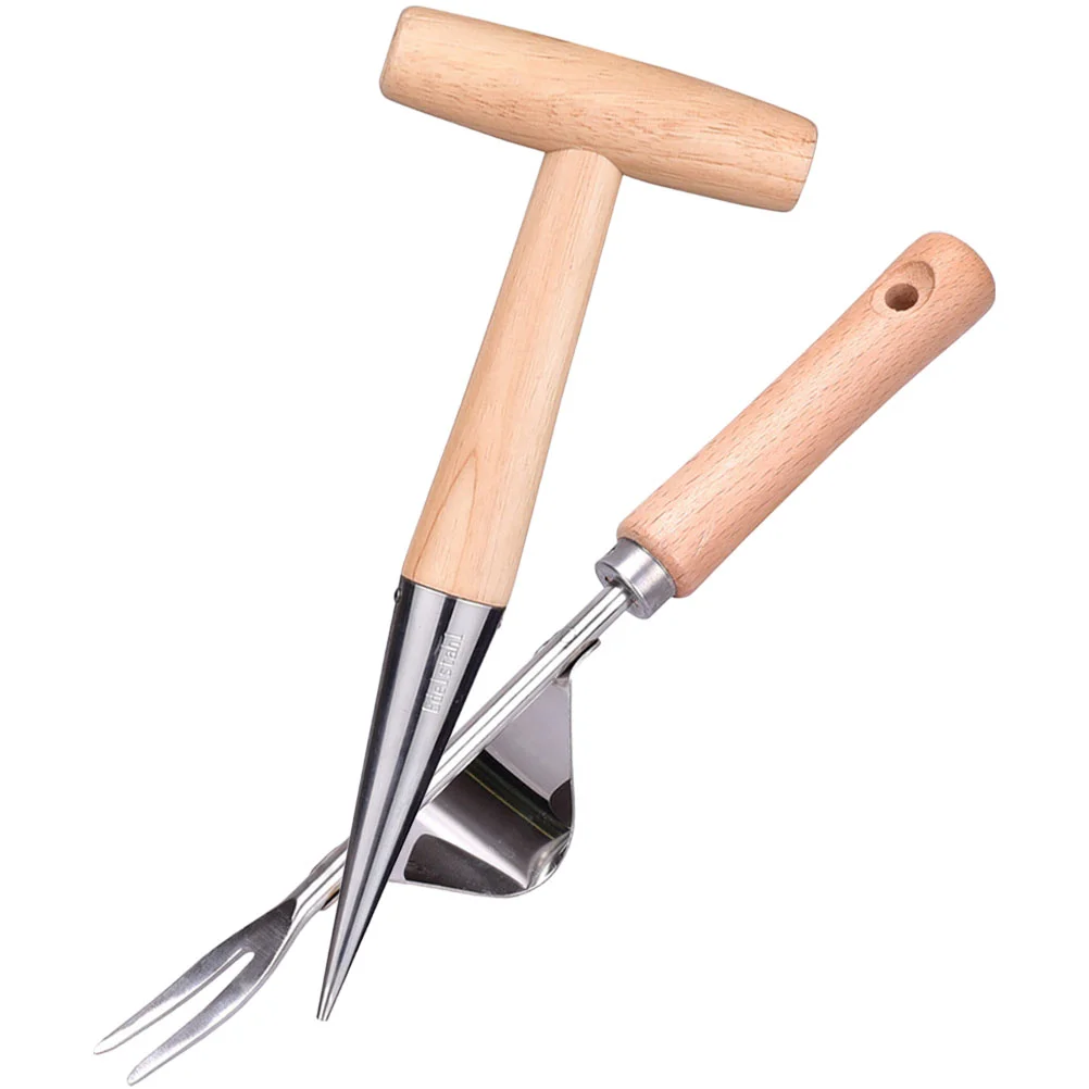 

Hand Garden Tool Weeder Puncher Dibber Soil Gardening Weeders Digging Function Hole Sow Planting Professionals Diggerremover
