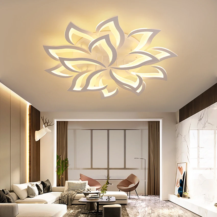 

Nordic Modern LED Chandelier Restaurant Decorative Indoor Lighting Bedroom Loft Hall Living room Study Acrylic Lamps AC90-260V