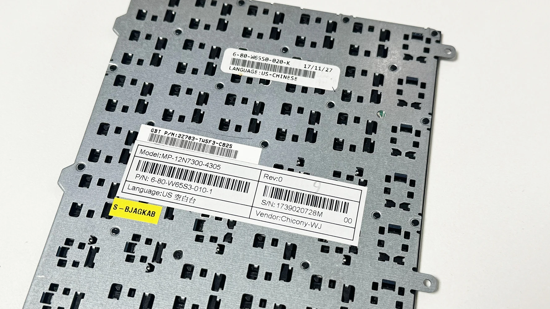 MP-12N7300-4305 6-80-W65S3-010-1 для CLEVO W650ET W650 W650SR W650SJ W650EH W655 W6500 Клавиатура ноутбука US-CHI