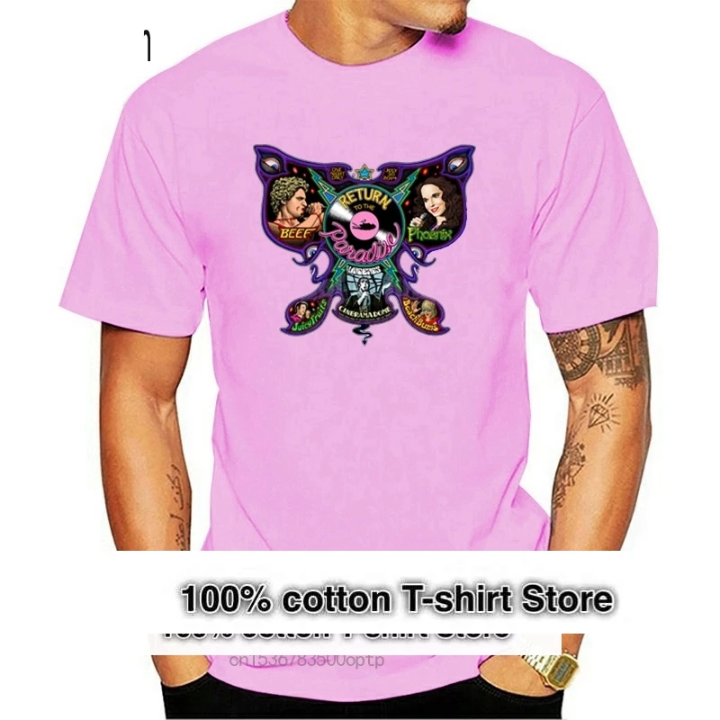 

Новинка, Мужская футболка с изображением фантома рая для пляжа, размер S-2Xl, модная классическая стильная футболка