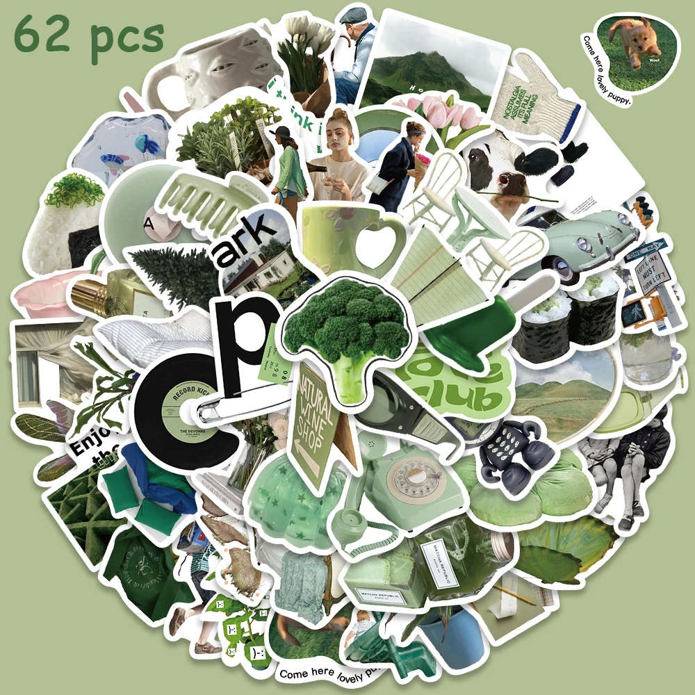 62 шт. наклейки в Корейском стиле