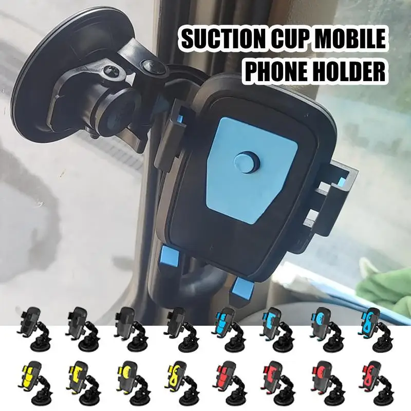 

Suction Cup Phone Holder Adjustable Rotating Mobile Stand For Windshield Window Dash Upgraded Sucker Holder Mount Fits 4.7-7.2