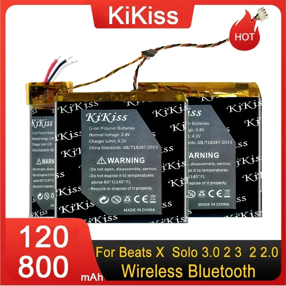 AEC 353535 643333 400824 Аккумулятор для беспроводной Bluetooth-гарнитуры Beats Solo 3.0 2 3/Studio 2.0 Solo2