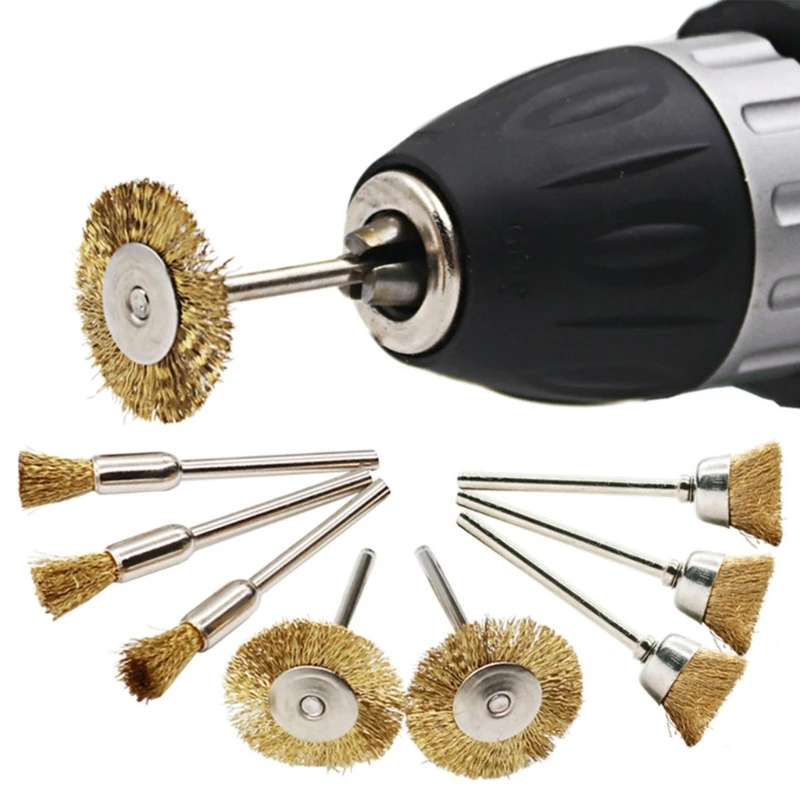 

Wire Brushes Set Brass Wire Wheels Pen Brushes Set 30Pieces DropShip