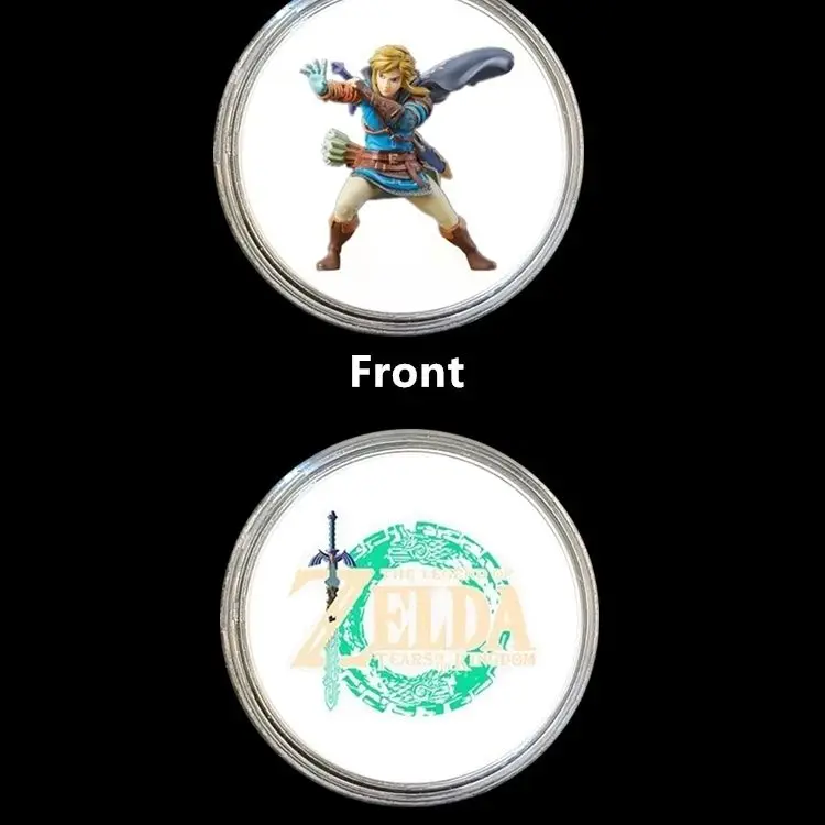 

Single One Unlock Zelda 2 Tears Of The Kingdom Amiibo Coin Card Zelda Nfc Collection Function Card Easy To Carry Gift For Kids