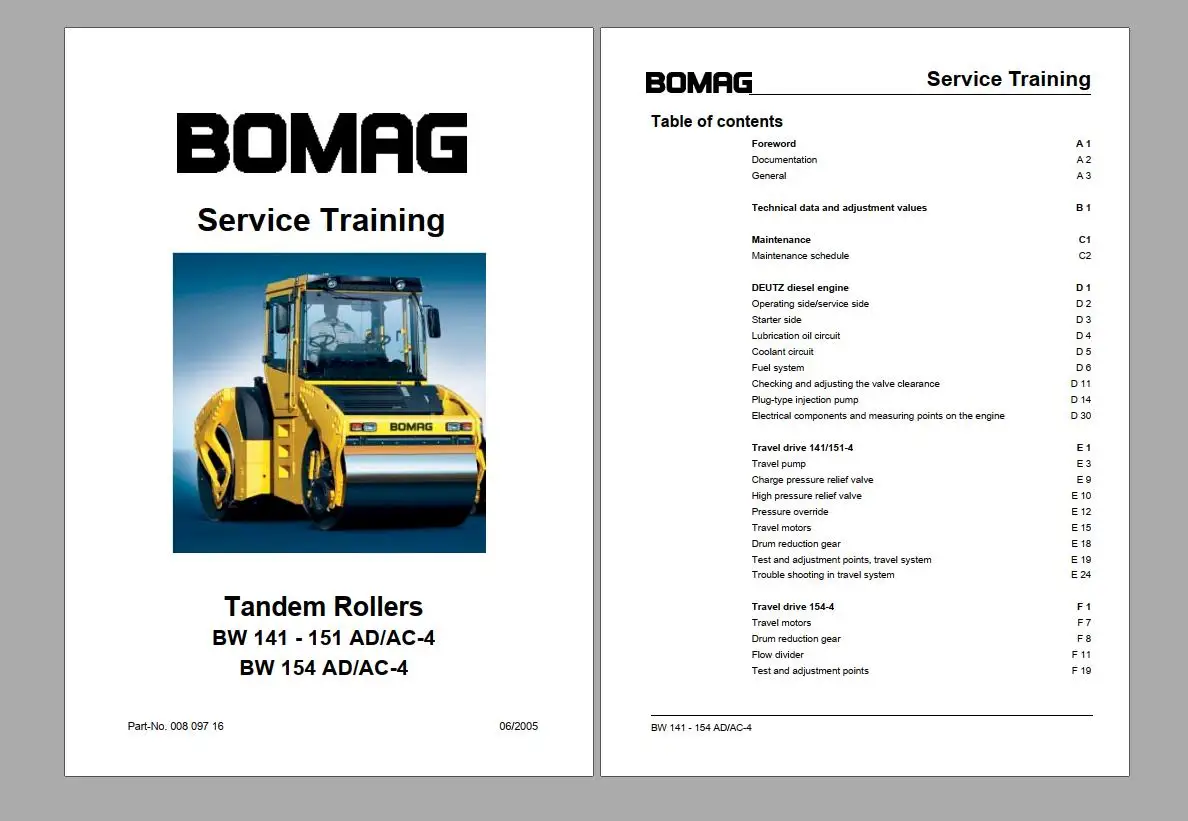 

BOMAG 2,08 ГБ DVD полный комплект руководства по обслуживанию-обучение обслуживанию