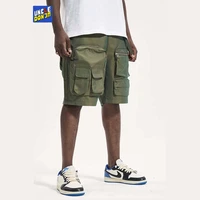 uncledonjm large pocket shorts men fashion shorts men summer knee length streetwear men cargo shorts