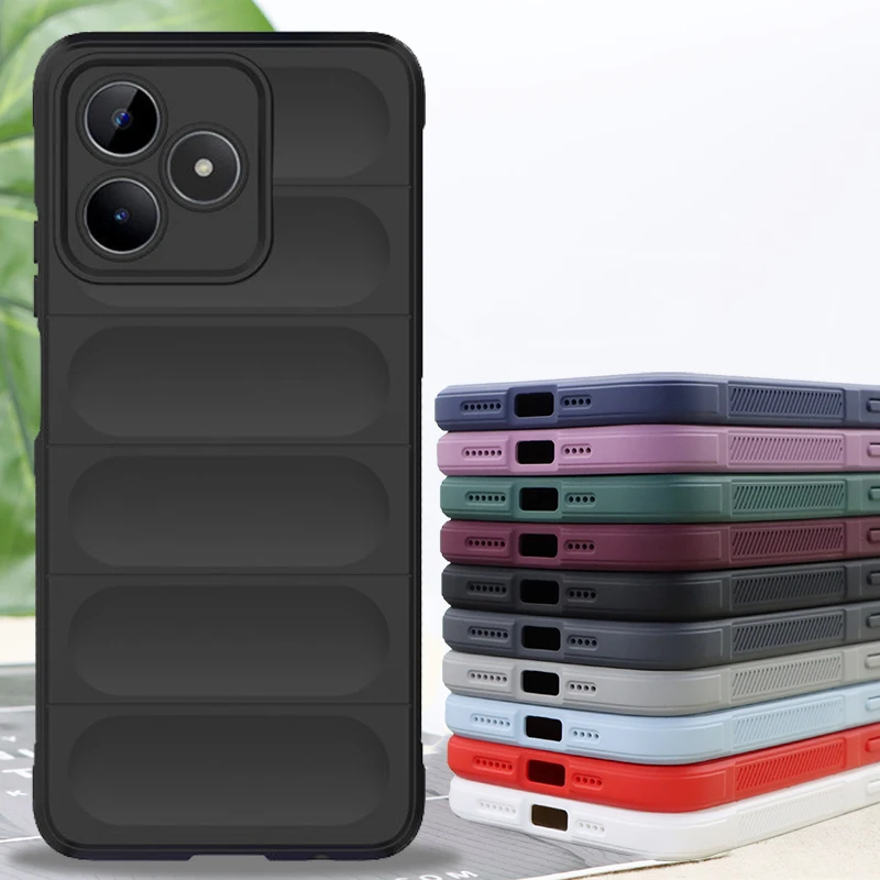 

For Funda Realme N53 Cases Realme N53 N55 Cover Skin-Friendy Shockproof Silicone Original TPU Protective Phone Back Cover