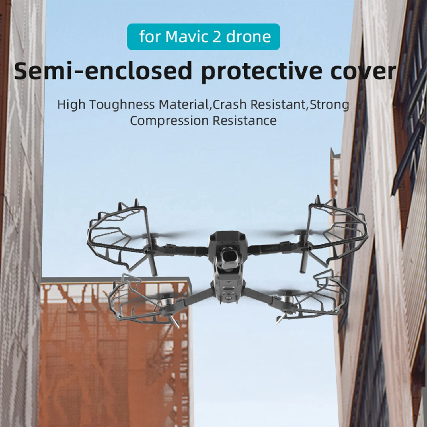 

Drone Propeller Protector for Mavic 2/Zoom Props Semi-Enclosed Propeller Protector for Wing Fan Cover