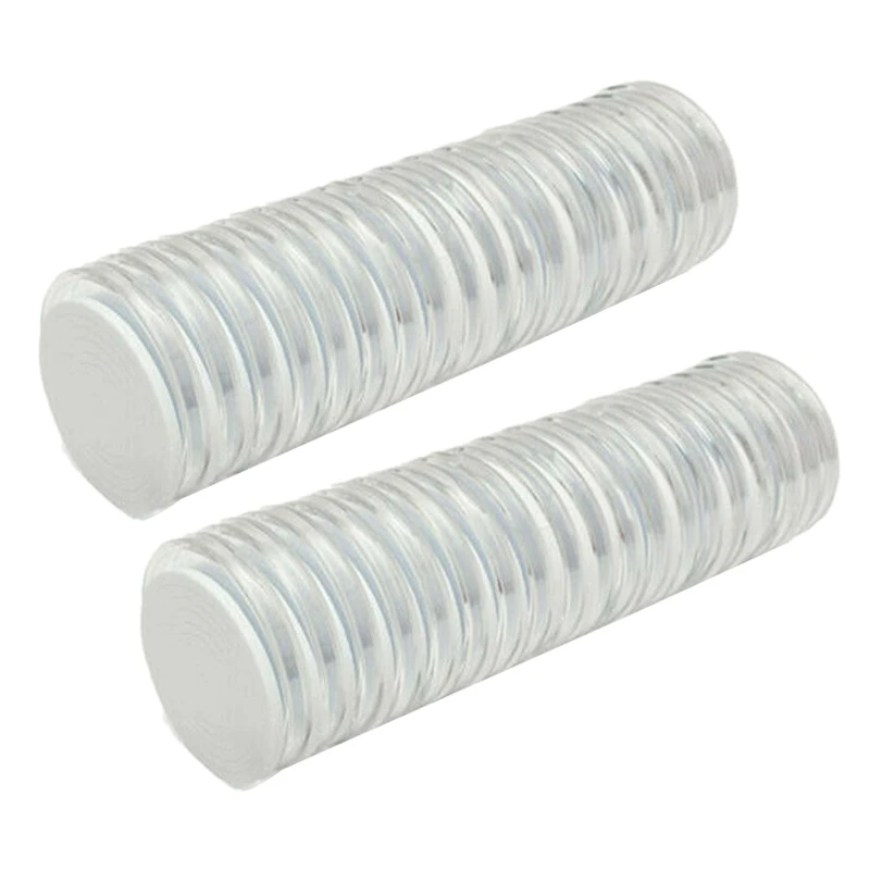 

AFBC 40 Pcs Plastic Round Coin Clear Capsule Display Case Holder Fits Australian Dollars Collection Holder
