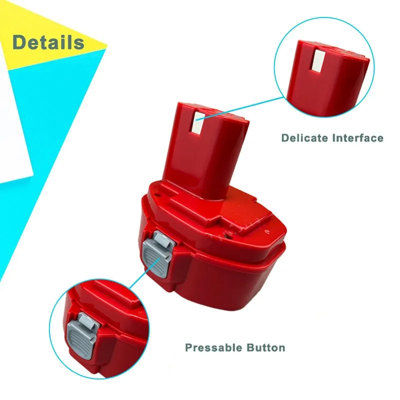 Аккумуляторная батарея для электроинструментов Makita PA14 1433 JR140D 1420 6280D 6281D 6333D