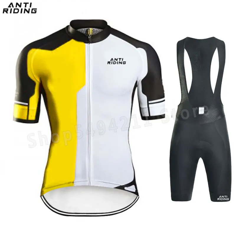 

Hot Sale Pro Team Cycling Clothing Biking Short Sleeve Jersey Set MTB Uniform Men Cycling Set Skinsuit Racing Kit