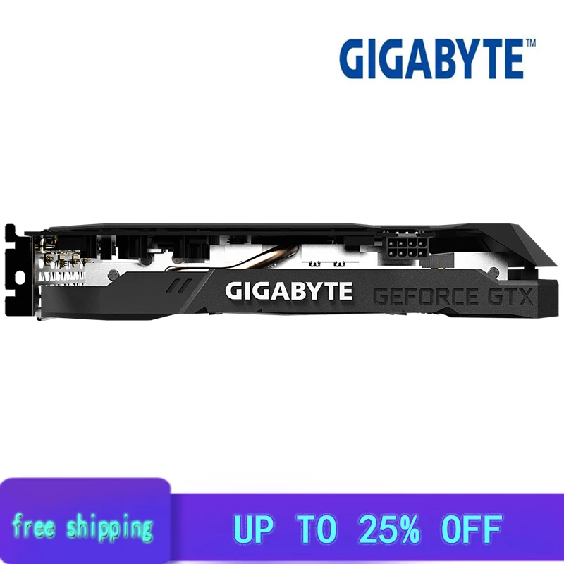GIGABYTE GeForce®GTX 1660Ti OC 6G 12nm 6 ГБ 1660 TI GDDR6 12000 бит 3 0 МГц PCI-E x 16 Новый |