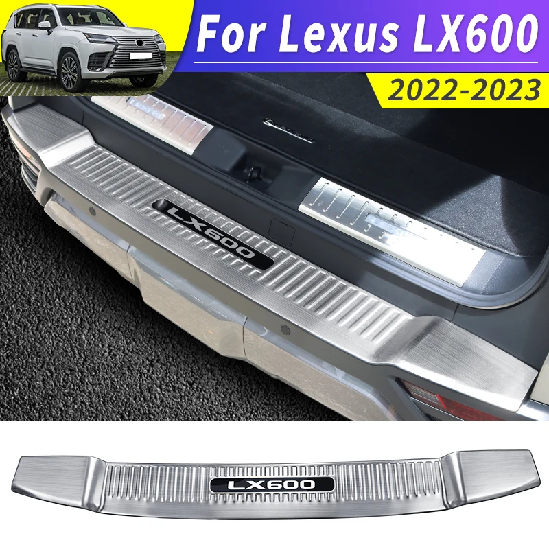 Для 2022 2023 2024 Lexus Lx600 LX500d порог багажника Декоративная полоса Спорт роскошный