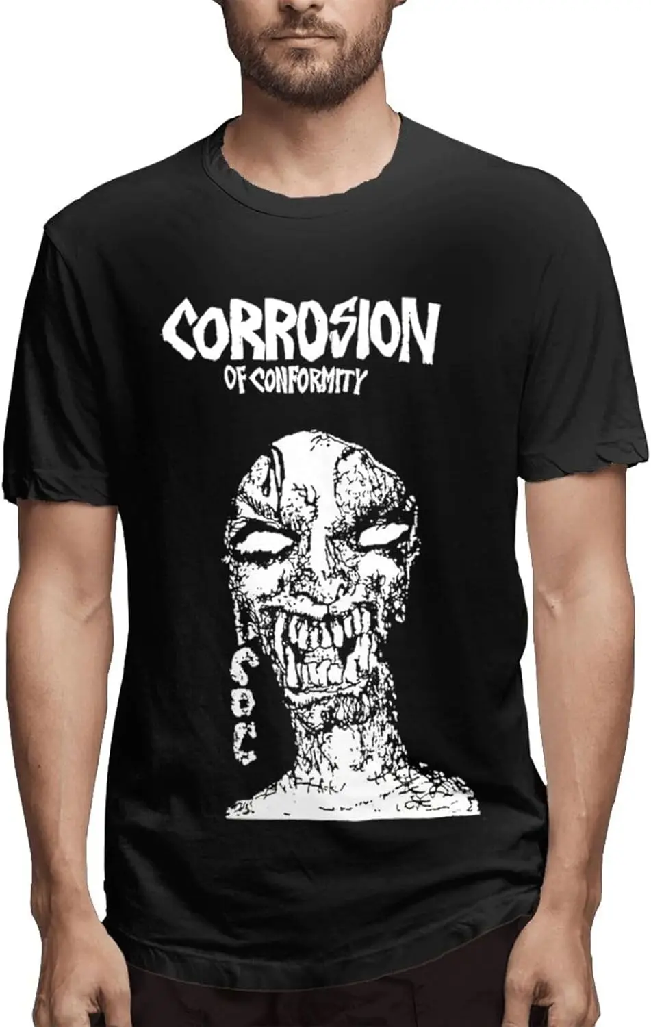 Футболка мужская с графическим принтом круглый вырез хлопок смешная рубашка