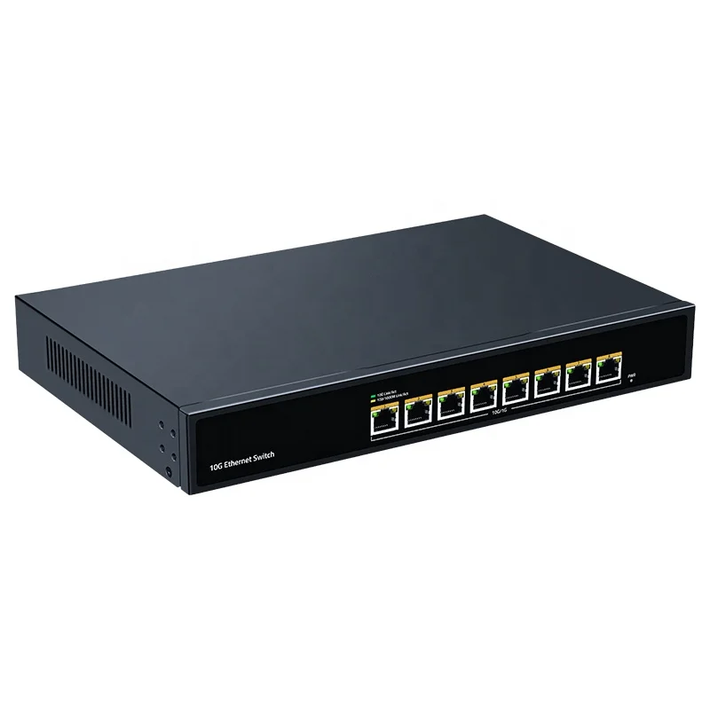 10GbE Switch,8 x 10G RJ45 Base-t Port 160G Bandwidth,Plug and Play ...
