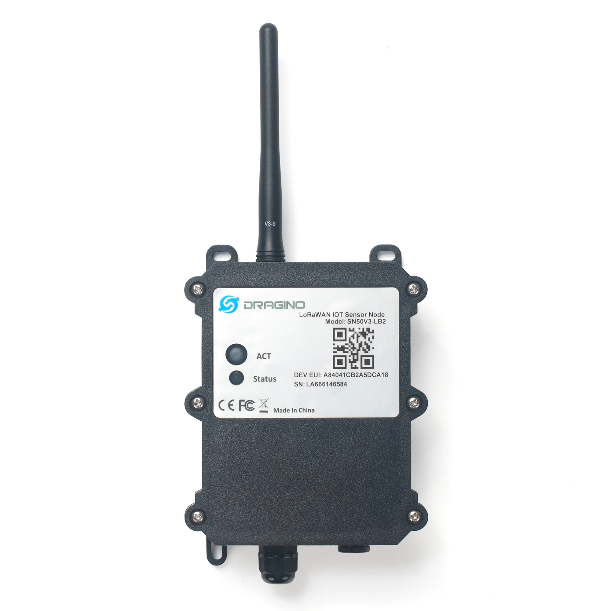Фото Dragino SN50v3-LB Водонепроницаемый беспроводной датчик LoRa дальнего действия SN50v3-LS SN50v3-LB2 №4