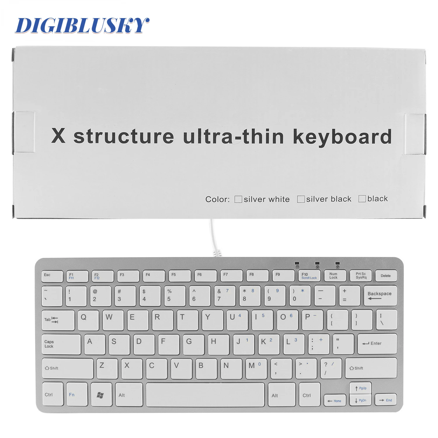 

Wired Gaming keyboard Scissor 78-Key Ultra-Thin Small Size Mini Keypad USB Interface Gamer Keyboards For PC Laptop Desktop