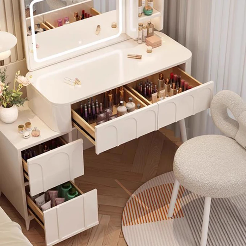 Шкаф для хранения шкафы столы туалетного столика макияж роскошные ночные стойки