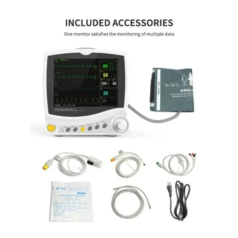 CONTEC CMS6800 ICU Многопараметрический монитор пациента Больница Монитор жизненно