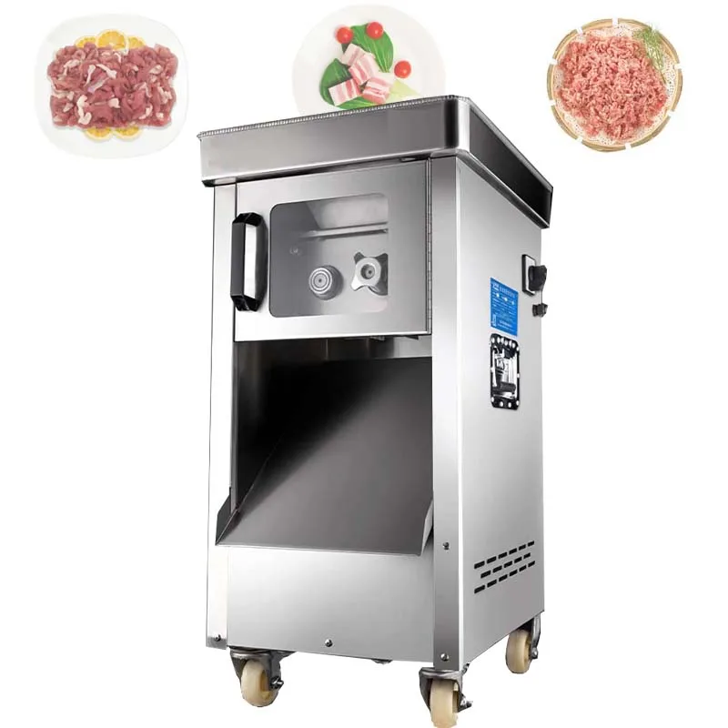 

Industrial Meat cutting Machine Stainless Steel Fresh Beef Mutton Pork Meat shredding slicing diced machine 350KG/H
