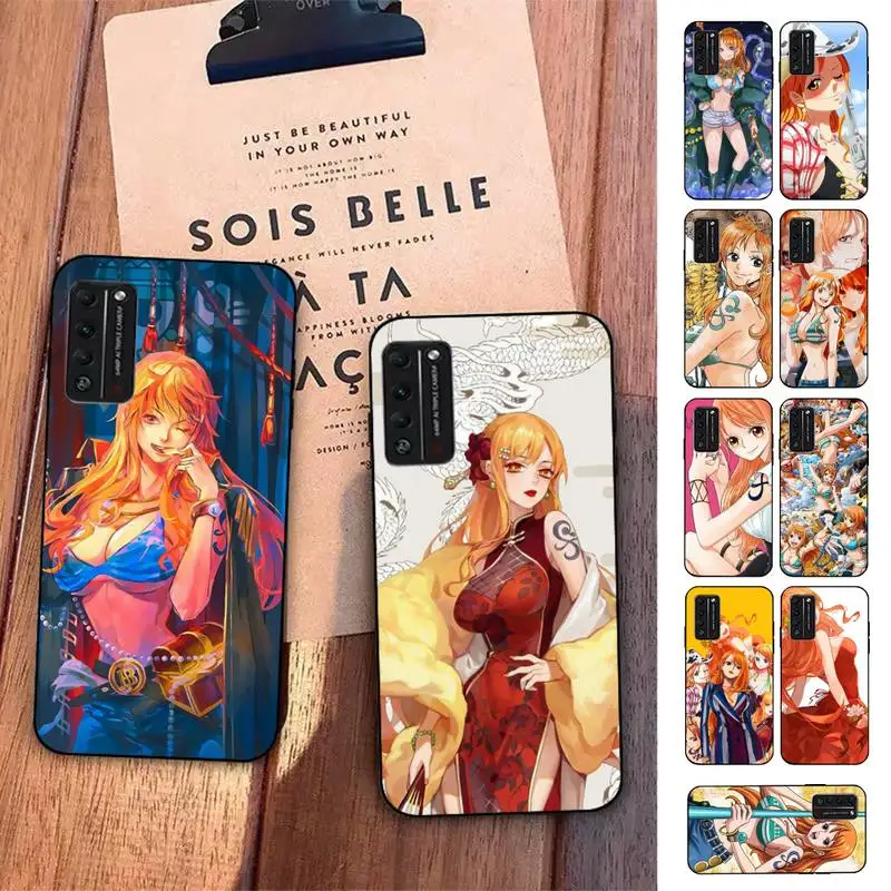 

BANDAI One Piece Nami Phone Case for Huawei Honor 10 i 8X C 5A 20 9 10 30 lite pro Voew 10 20 V30