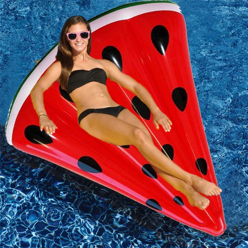 

Giant Inflatable Watermelon Slice Pool Lounger Large Inflatable Pool Float Summer Fun for Pool Lake Beach Party Lounge