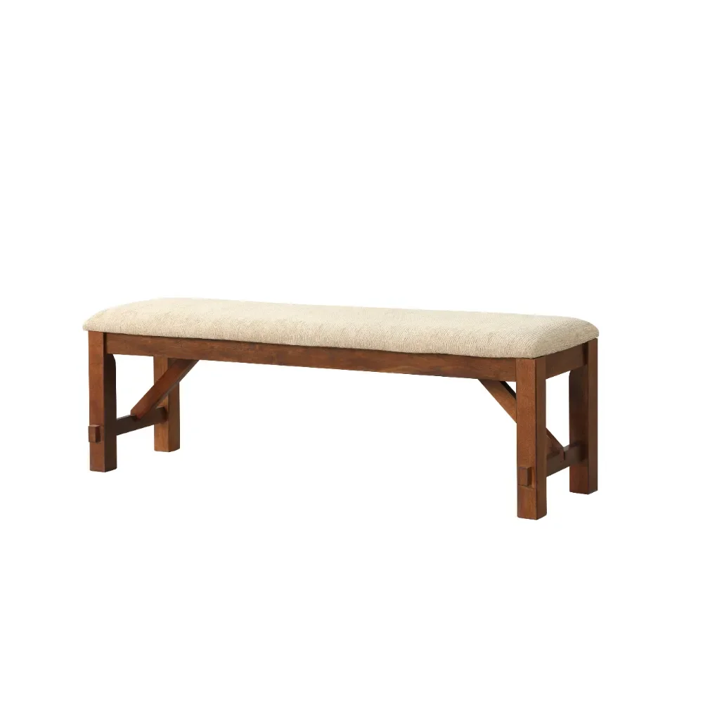 

Обеденная скамейка из твердой древесины от Roundhill Furniture Karven