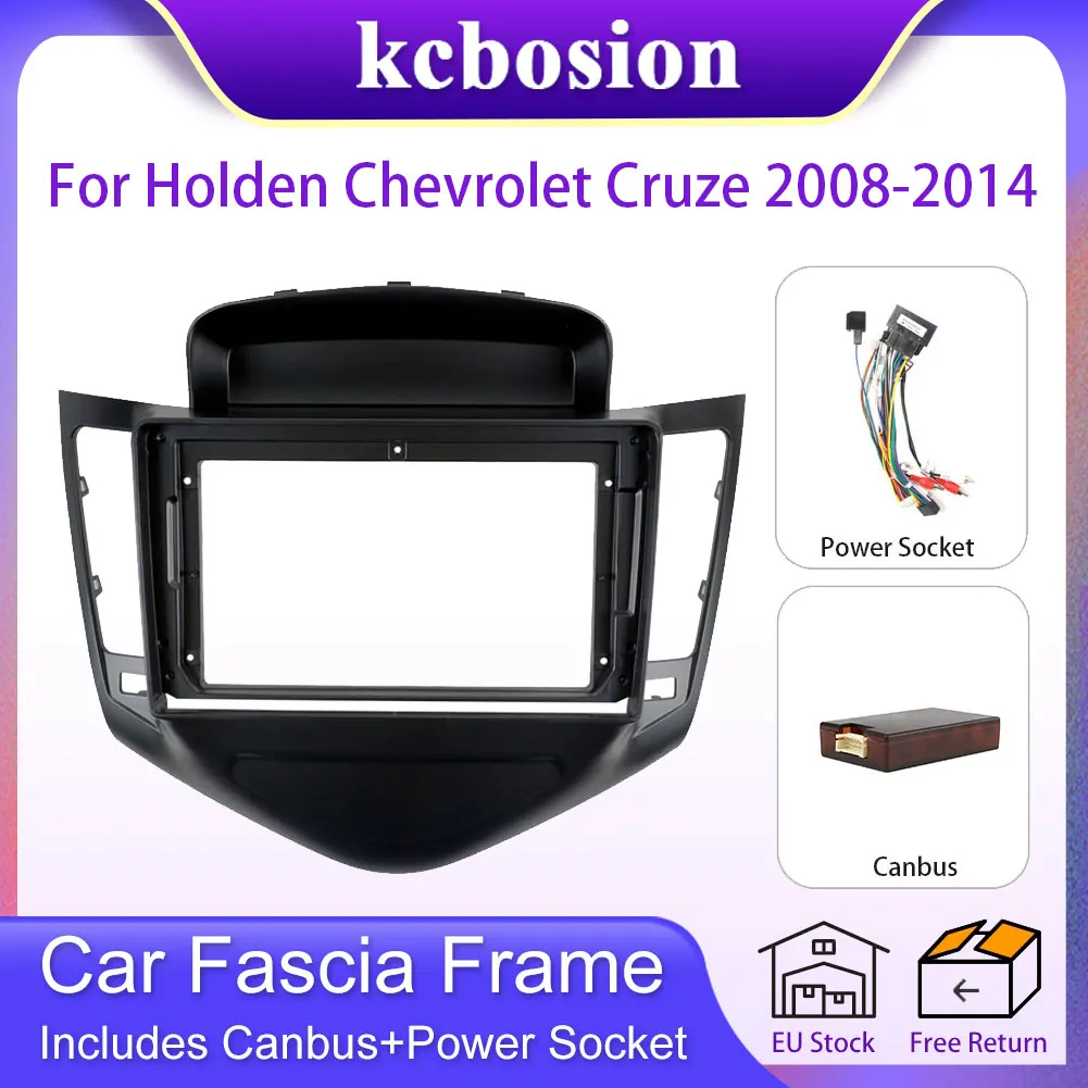 

Kcbosion Car Radio Frame Cable Canbus For Holden Chevrolet Cruze 2008-2014 Fascia Dash Kit Panel Stereo Cover Installation 2 Din