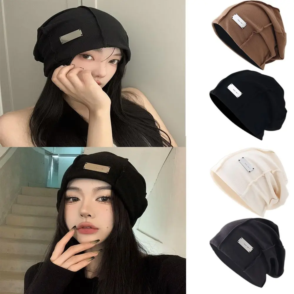 Женская теплая шапка для девушек на осень и зиму шапки облегающие утепленная