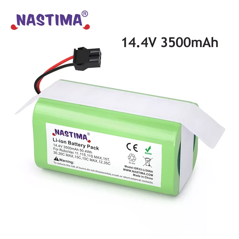 

3500mAh 14.4V Li-ion Battery For Conga Excellence 990 Ecovacs Deebot N79S DN622 Bateria Conga 1090 Eufy Robovac11/15 C/S