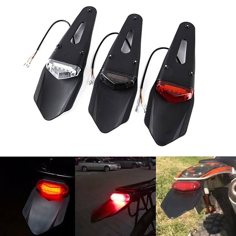 

Universal Polisport Motorcycle LED Tail Light&Rear Fender Stop Enduro Dirt Bike Fender taillight MX Trail